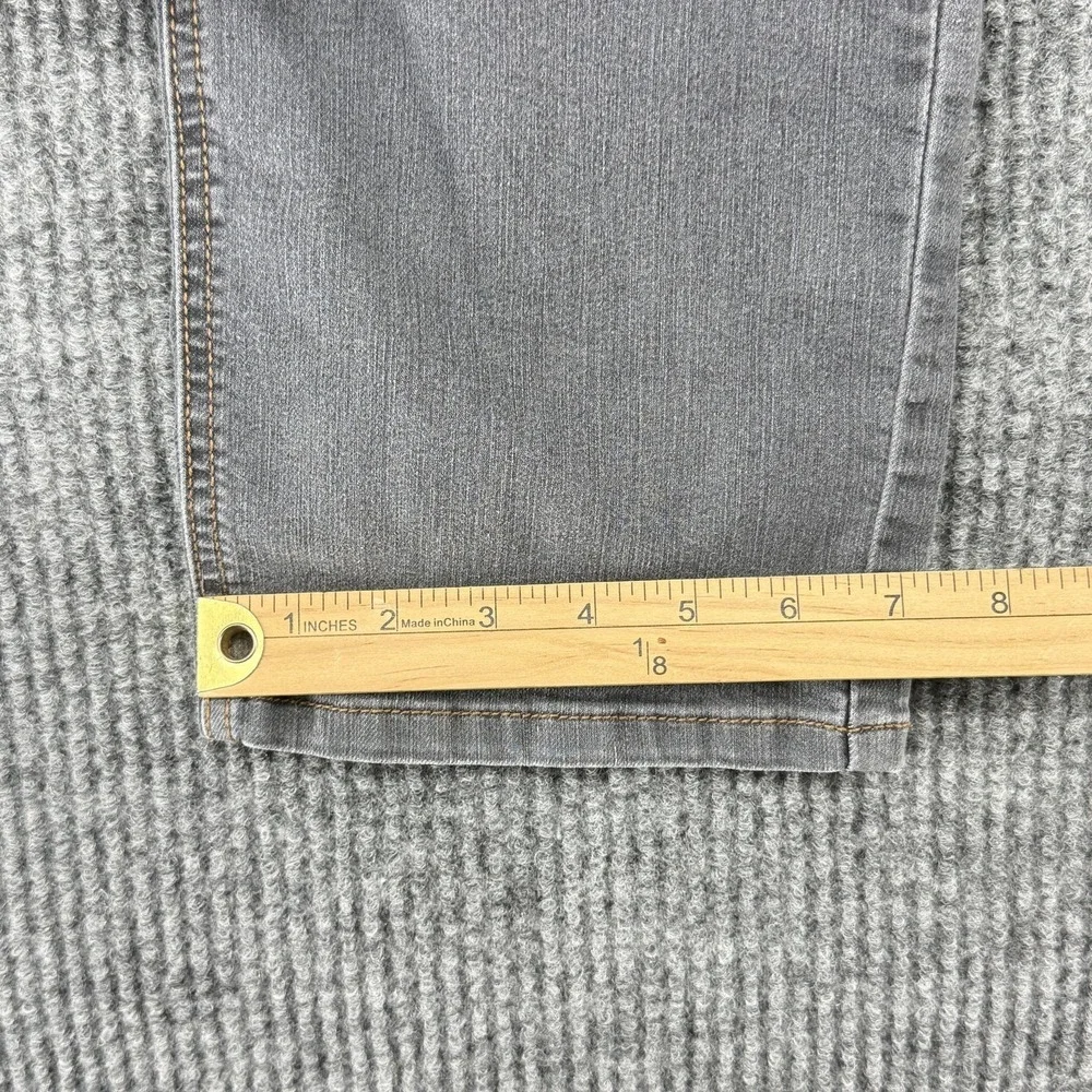 PrAna Slim Fit Jeans Mens 33x36 Gray Medium Wash Slim Straight Stretch Denim